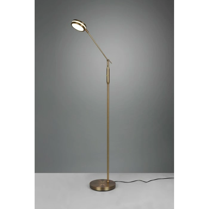 Trio Leuchten Franklin Stehleuchte LED Altmessing, 1-flammig 9 Trio Leuchten Franklin Stehleuchte LED Altmessing, 1-flammig – Bild 9