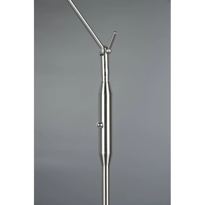 Trio Leuchten Franklin Stehleuchte LED Nickel-Matt, 1-flammig 12 Trio Leuchten Franklin Stehleuchte LED Nickel-Matt, 1-flammig – Bild 12