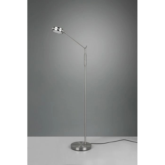 Trio Leuchten Franklin Stehleuchte LED Nickel-Matt, 1-flammig 14 Trio Leuchten Franklin Stehleuchte LED Nickel-Matt, 1-flammig – Bild 14