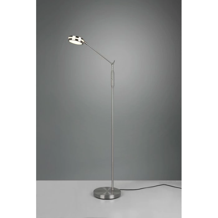 Trio Leuchten Franklin Stehleuchte LED Nickel-Matt, 1-flammig 10 Trio Leuchten Franklin Stehleuchte LED Nickel-Matt, 1-flammig – Bild 10