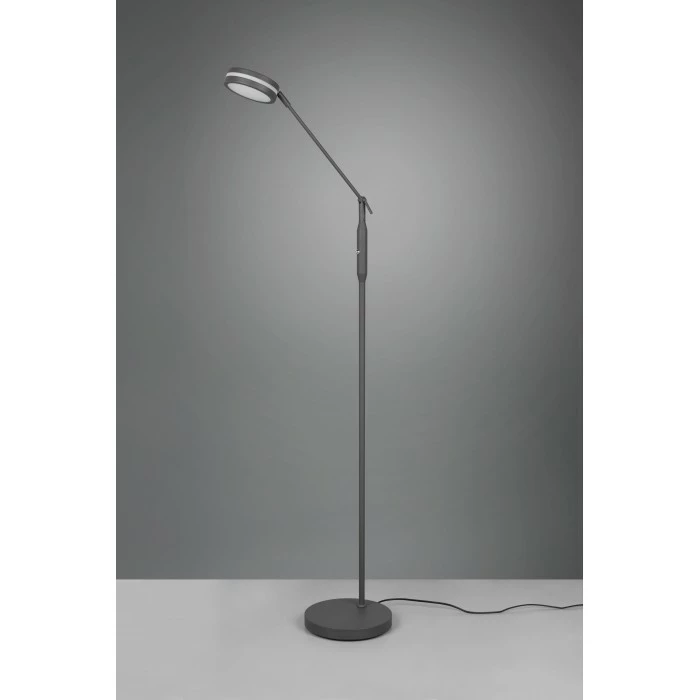 Trio Leuchten Franklin Stehleuchte LED Anthrazit, 1-flammig 13 Trio Leuchten Franklin Stehleuchte LED Anthrazit, 1-flammig – Bild 13