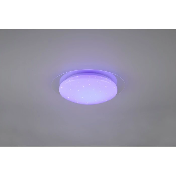 Trio Leuchten Frodeno Deckenleuchte LED Weiß, 2-flammig, Fernbedienung, Farbwechsler 4 Trio Leuchten Frodeno Deckenleuchte LED Weiß, 2-flammig, Fernbedienung, Farbwechsler – Bild 4