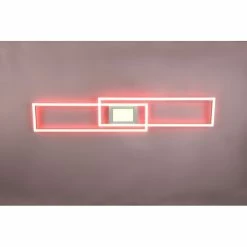 Trio Leuchten Ganado Deckenleuchte LED Nickel-Matt, 2-flammig, Fernbedienung, Farbwechsler 35 Trio Leuchten Ganado Deckenleuchte LED Nickel-Matt, 2-flammig, Fernbedienung, Farbwechsler -LED Leuchten Verkäufe trio leuchten ganado deckenleuchte 670710507 10