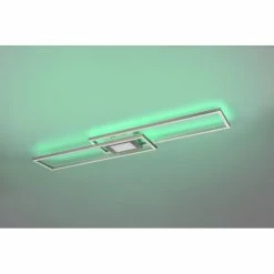 Trio Leuchten Ganado Deckenleuchte LED Nickel-Matt, 2-flammig, Fernbedienung, Farbwechsler 27 Trio Leuchten Ganado Deckenleuchte LED Nickel-Matt, 2-flammig, Fernbedienung, Farbwechsler -LED Leuchten Verkäufe trio leuchten ganado deckenleuchte 670710507 2