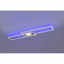 Trio Leuchten Ganado Deckenleuchte LED Nickel-Matt, 2-flammig, Fernbedienung, Farbwechsler 48 Trio Leuchten Ganado Deckenleuchte LED Nickel-Matt, 2-flammig, Fernbedienung, Farbwechsler -LED Leuchten Verkäufe trio leuchten ganado deckenleuchte 670710507 23