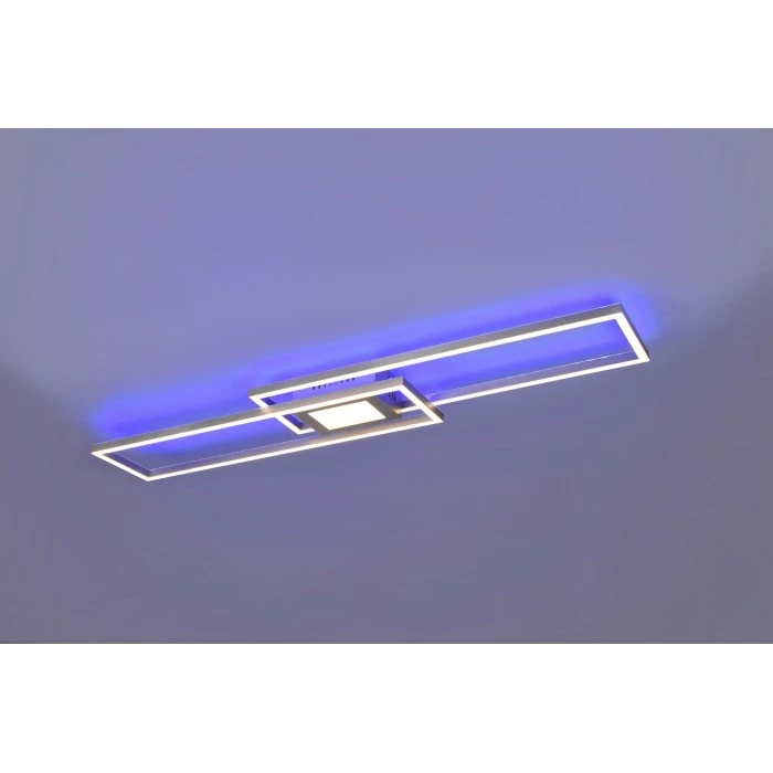 Trio Leuchten Ganado Deckenleuchte LED Nickel-Matt, 2-flammig, Fernbedienung, Farbwechsler 24 Trio Leuchten Ganado Deckenleuchte LED Nickel-Matt, 2-flammig, Fernbedienung, Farbwechsler – Bild 24