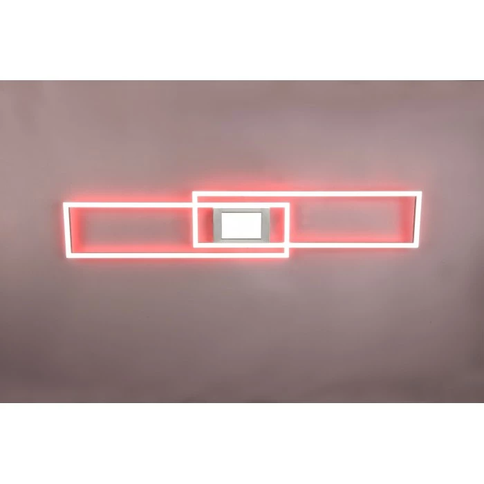 Trio Leuchten Ganado Deckenleuchte LED Nickel-Matt, 2-flammig, Fernbedienung, Farbwechsler 7 Trio Leuchten Ganado Deckenleuchte LED Nickel-Matt, 2-flammig, Fernbedienung, Farbwechsler – Bild 7