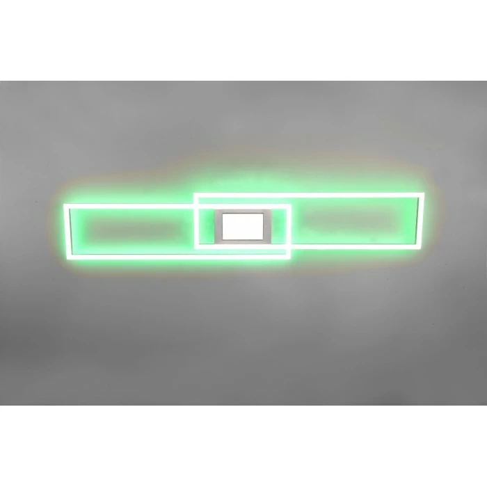 Trio Leuchten Ganado Deckenleuchte LED Nickel-Matt, 2-flammig, Fernbedienung, Farbwechsler 8 Trio Leuchten Ganado Deckenleuchte LED Nickel-Matt, 2-flammig, Fernbedienung, Farbwechsler – Bild 8