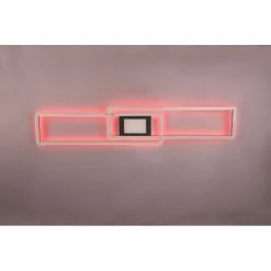 Trio Leuchten Ganado Deckenleuchte LED Schwarz, 2-flammig, Fernbedienung, Farbwechsler -LED Leuchten Verkäufe trio leuchten ganado deckenleuchte 670710532 15