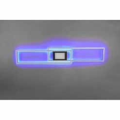 Trio Leuchten Ganado Deckenleuchte LED Schwarz, 2-flammig, Fernbedienung, Farbwechsler -LED Leuchten Verkäufe trio leuchten ganado deckenleuchte 670710532 17