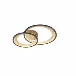 Trio Leuchten GRANADA Deckenleuchte LED Schwarz, 1-flammig