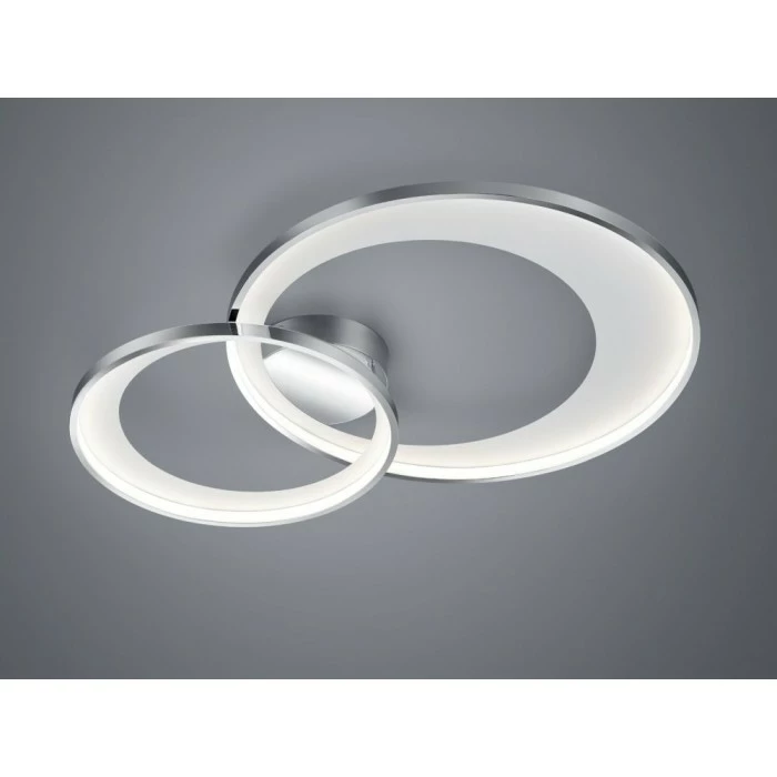 Trio Leuchten GRANADA Deckenleuchte LED Chrom, 1-flammig 2 Trio Leuchten GRANADA Deckenleuchte LED Chrom, 1-flammig – Bild 2