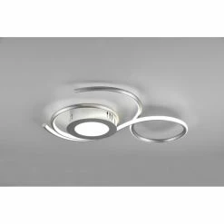 Trio Leuchten Jive Deckenleuchte LED Nickel-Matt, 1-flammig, Fernbedienung -LED Leuchten Verkäufe trio leuchten jive deckenleuchte 623410207 8