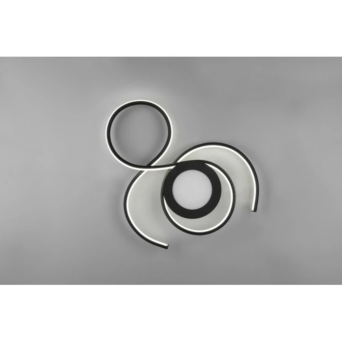 Trio Leuchten Jive Deckenleuchte LED Schwarz, 1-flammig, Fernbedienung 4 Trio Leuchten Jive Deckenleuchte LED Schwarz, 1-flammig, Fernbedienung – Bild 4