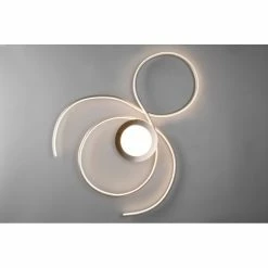 Trio Leuchten JIVE Deckenleuchte LED Nickel-Matt, 1-flammig -LED Leuchten Verkäufe trio leuchten jive deckenleuchte 623419207 12