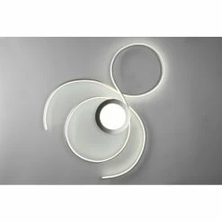 Trio Leuchten JIVE Deckenleuchte LED Nickel-Matt, 1-flammig -LED Leuchten Verkäufe trio leuchten jive deckenleuchte 623419207 2