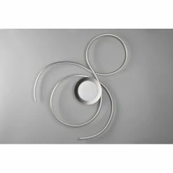 Trio Leuchten JIVE Deckenleuchte LED Nickel-Matt, 1-flammig -LED Leuchten Verkäufe trio leuchten jive deckenleuchte 623419207 6