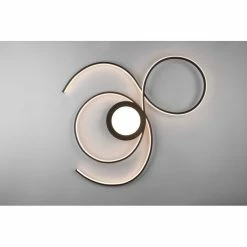 Trio Leuchten Jive Deckenleuchte LED Schwarz, 1-flammig, Fernbedienung -LED Leuchten Verkäufe trio leuchten jive deckenleuchte 623419232 12