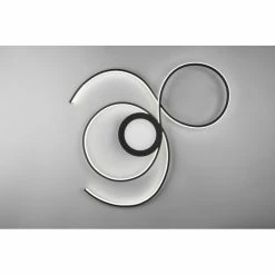 Trio Leuchten Jive Deckenleuchte LED Schwarz, 1-flammig, Fernbedienung -LED Leuchten Verkäufe trio leuchten jive deckenleuchte 623419232 3