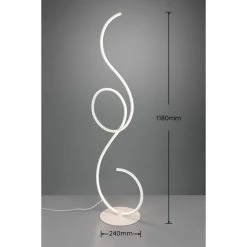 Trio Leuchten Jive Stehleuchte LED Weiß, 1-flammig -LED Leuchten Verkäufe trio leuchten jive stehleuchte 423410131 3