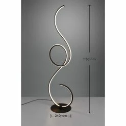 Trio Leuchten Jive Stehleuchte LED Schwarz, 1-flammig -LED Leuchten Verkäufe trio leuchten jive stehleuchte 423410132 3