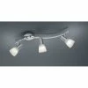 Trio Leuchten LEVISTO Deckenspot LED Nickel-Matt, 3-flammig