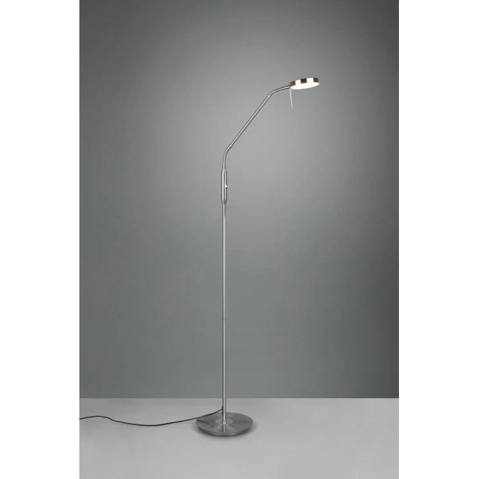 Trio Leuchten Monza Stehleuchte LED Nickel-Matt, 1-flammig 1 Trio Leuchten Monza Stehleuchte LED Nickel-Matt, 1-flammig