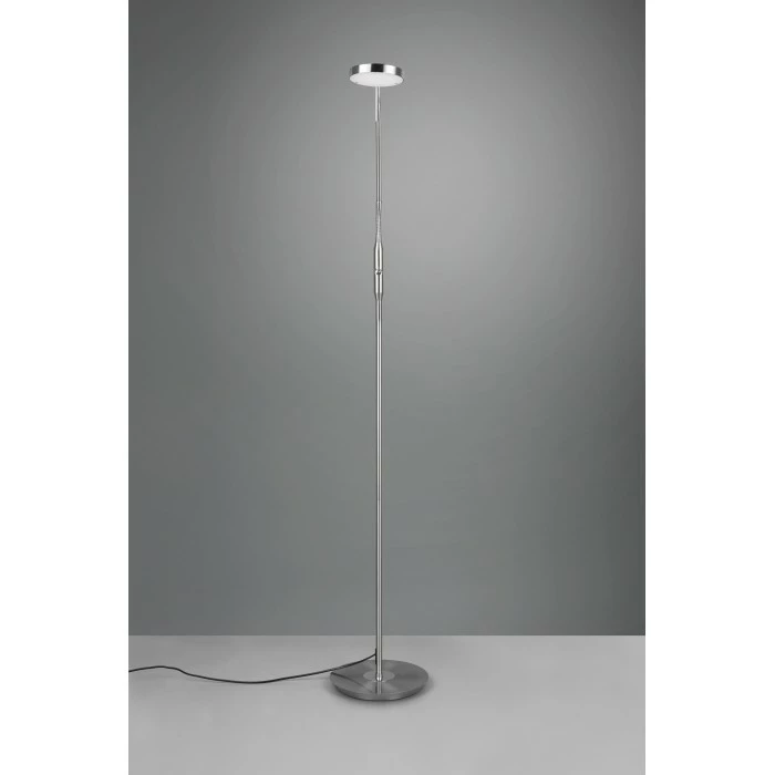 Trio Leuchten Monza Stehleuchte LED Nickel-Matt, 1-flammig 9 Trio Leuchten Monza Stehleuchte LED Nickel-Matt, 1-flammig – Bild 9