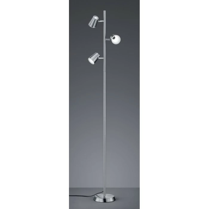 Trio Leuchten NARCOS Stehleuchte LED Nickel-Matt, 3-flammig 1 Trio Leuchten NARCOS Stehleuchte LED Nickel-Matt, 3-flammig