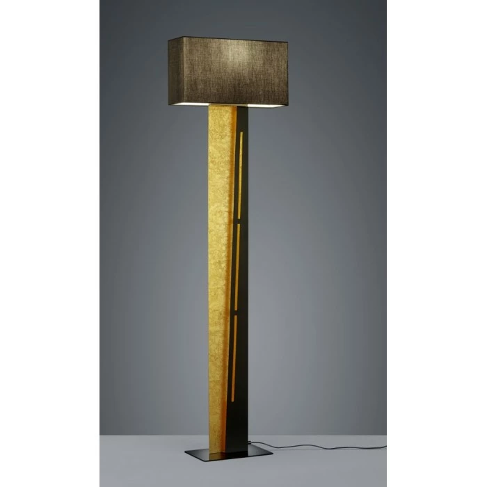 Trio Leuchten NESTOR Stehleuchte LED Gold, 2-flammig 2 Trio Leuchten NESTOR Stehleuchte LED Gold, 2-flammig – Bild 2