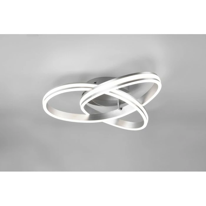 Trio Leuchten NURIA Deckenleuchte LED Nickel-Matt, 1-flammig 2 Trio Leuchten NURIA Deckenleuchte LED Nickel-Matt, 1-flammig – Bild 2