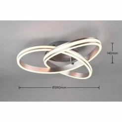 Trio Leuchten NURIA Deckenleuchte LED Nickel-Matt, 1-flammig 11 Trio Leuchten NURIA Deckenleuchte LED Nickel-Matt, 1-flammig -LED Leuchten Verkäufe trio leuchten nuria deckenleuchte 626210107 3