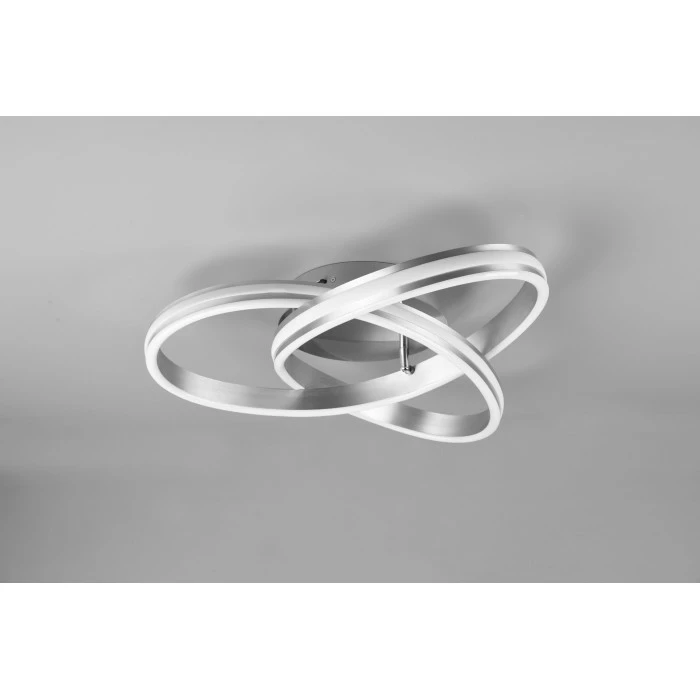 Trio Leuchten NURIA Deckenleuchte LED Nickel-Matt, 1-flammig 5 Trio Leuchten NURIA Deckenleuchte LED Nickel-Matt, 1-flammig – Bild 5