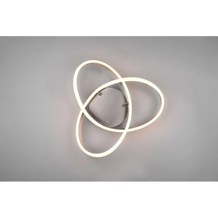 Trio Leuchten NURIA Deckenleuchte LED Nickel-Matt, 1-flammig 6 Trio Leuchten NURIA Deckenleuchte LED Nickel-Matt, 1-flammig – Bild 6