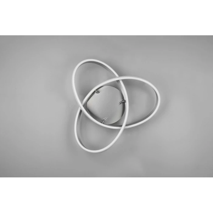 Trio Leuchten NURIA Deckenleuchte LED Nickel-Matt, 1-flammig 8 Trio Leuchten NURIA Deckenleuchte LED Nickel-Matt, 1-flammig – Bild 8