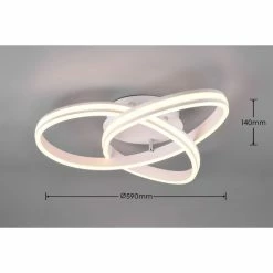 Trio Leuchten NURIA Deckenleuchte LED Weiß, 1-flammig -LED Leuchten Verkäufe trio leuchten nuria deckenleuchte 626210131 3