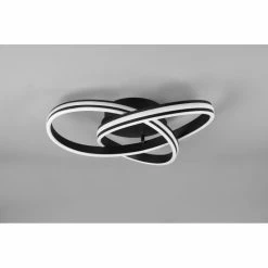 Trio Leuchten NURIA Deckenleuchte LED Schwarz, 1-flammig -LED Leuchten Verkäufe trio leuchten nuria deckenleuchte 626210132 4