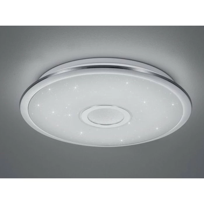 Trio Leuchten OSAKA Deckenleuchte LED Chrom, 1-flammig, Fernbedienung 1 Trio Leuchten OSAKA Deckenleuchte LED Chrom, 1-flammig, Fernbedienung