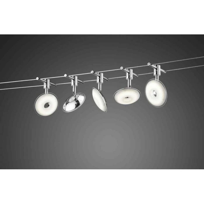 Trio Leuchten PILATUS Deckenleuchte LED Chrom, 5-flammig 2 Trio Leuchten PILATUS Deckenleuchte LED Chrom, 5-flammig – Bild 2