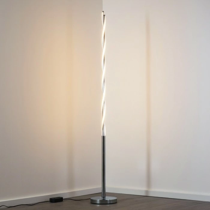 Trio Leuchten PORTOFINO Stehleuchte LED Chrom, 2-flammig 14 Trio Leuchten PORTOFINO Stehleuchte LED Chrom, 2-flammig – Bild 14