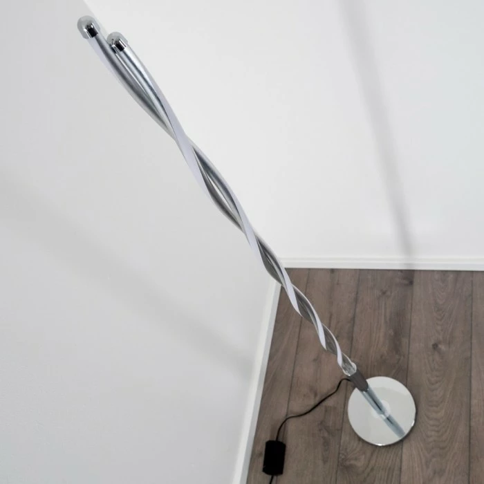 Trio Leuchten PORTOFINO Stehleuchte LED Chrom, 2-flammig 6 Trio Leuchten PORTOFINO Stehleuchte LED Chrom, 2-flammig – Bild 6