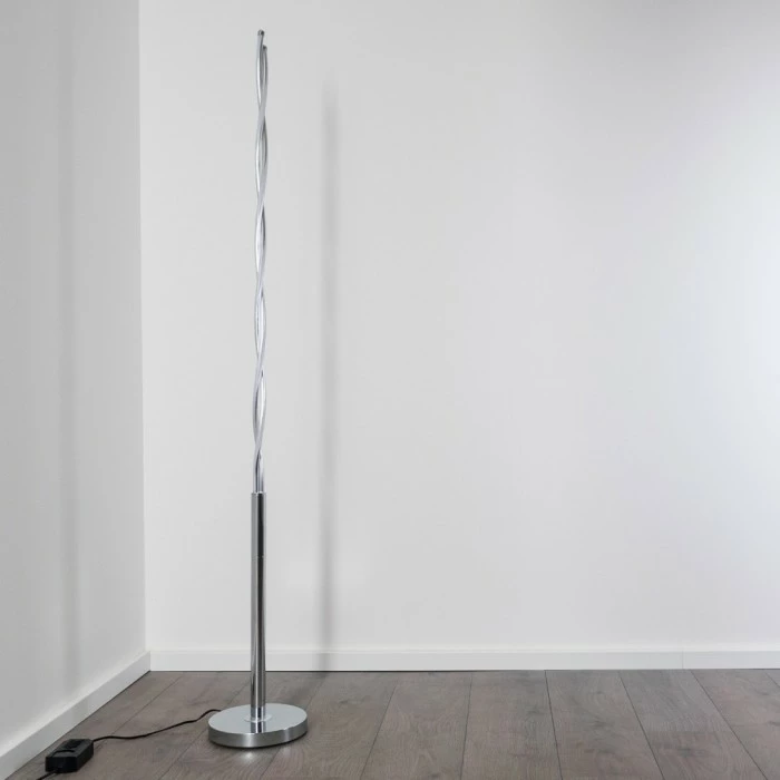 Trio Leuchten PORTOFINO Stehleuchte LED Chrom, 2-flammig 7 Trio Leuchten PORTOFINO Stehleuchte LED Chrom, 2-flammig – Bild 7