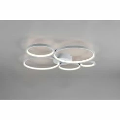 Trio Leuchten Rondo Deckenleuchte LED Silber, 1-flammig