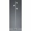Trio Leuchten Shark Stehleuchte LED Nickel-Matt, 3-flammig
