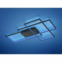 Trio Leuchten Thiago Deckenleuchte LED Anthrazit, 1-flammig, Fernbedienung, Farbwechsler 7 Trio Leuchten Thiago Deckenleuchte LED Anthrazit, 1-flammig, Fernbedienung, Farbwechsler -LED Leuchten Verkäufe trio leuchten thiago deckenleuchte 652690342 3