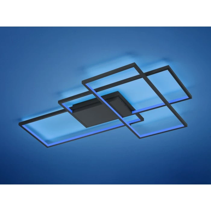 Trio Leuchten Thiago Deckenleuchte LED Anthrazit, 1-flammig, Fernbedienung, Farbwechsler 4 Trio Leuchten Thiago Deckenleuchte LED Anthrazit, 1-flammig, Fernbedienung, Farbwechsler – Bild 4