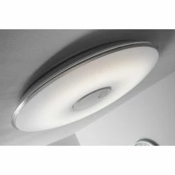 Trio Leuchten TOKYO Deckenleuchte LED Chrom, 1-flammig, Fernbedienung -LED Leuchten Verkäufe trio leuchten tokyo deckenleuchte 628915001 10