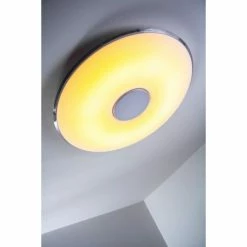 Trio Leuchten TOKYO Deckenleuchte LED Chrom, 1-flammig, Fernbedienung -LED Leuchten Verkäufe trio leuchten tokyo deckenleuchte 628915001 19