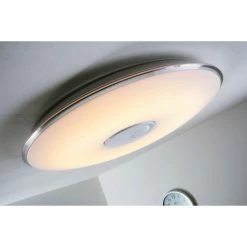 Trio Leuchten TOKYO Deckenleuchte LED Chrom, 1-flammig, Fernbedienung -LED Leuchten Verkäufe trio leuchten tokyo deckenleuchte 628915001 3