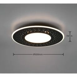 Trio Leuchten Verus Deckenleuchte LED Schwarz, 1-flammig, Fernbedienung -LED Leuchten Verkäufe trio leuchten verus deckenleuchte 626910332 11